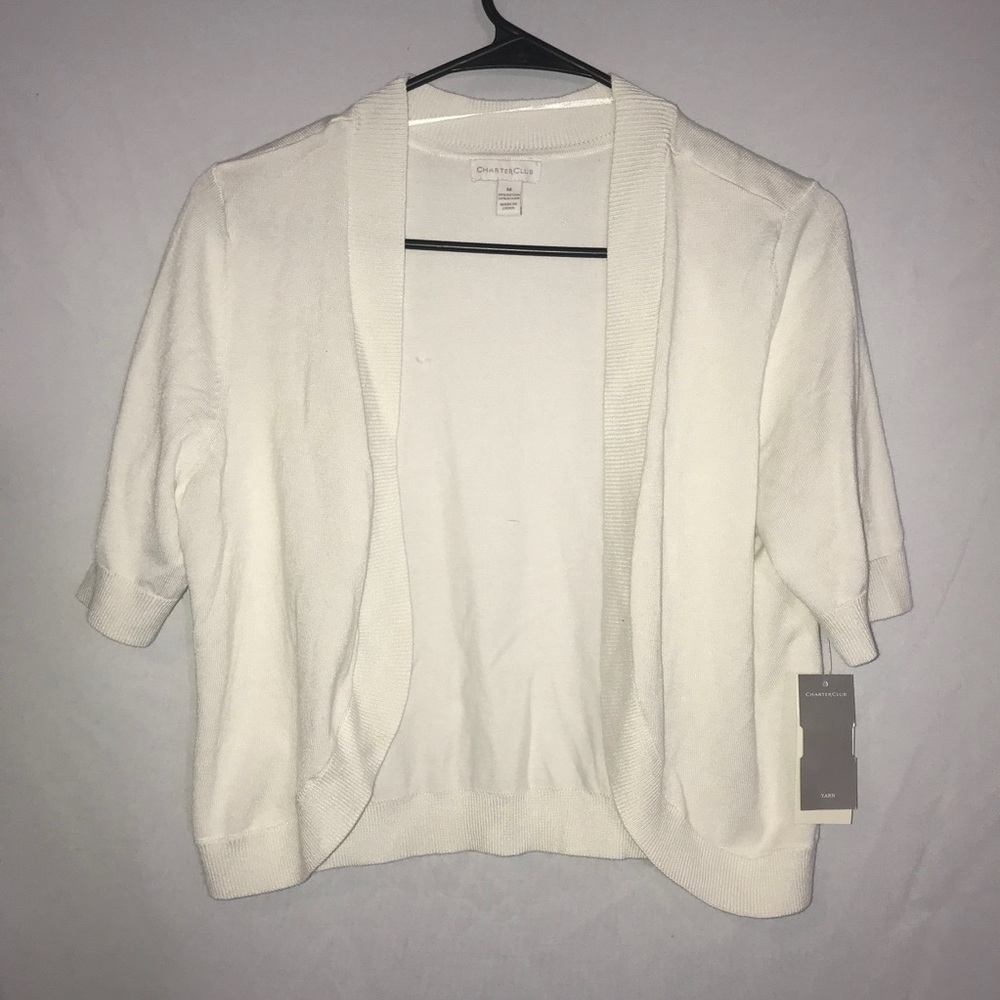 NWT White Formal Sweater